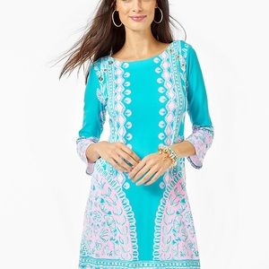 Lilly Pulitzer UPF 50+ Tana Dress Turquoise